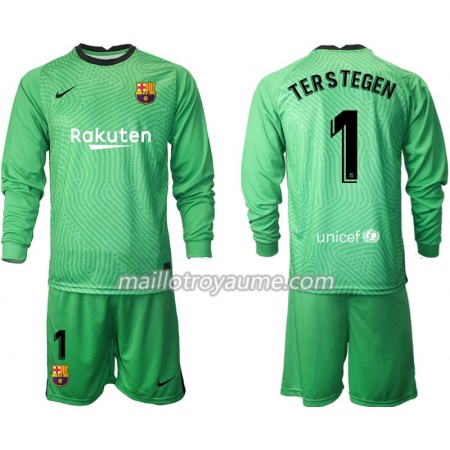 Tenue Enfant FC Barcelone Gardien TER Stegen 1 2020-2021 M001 ML (+ Short)